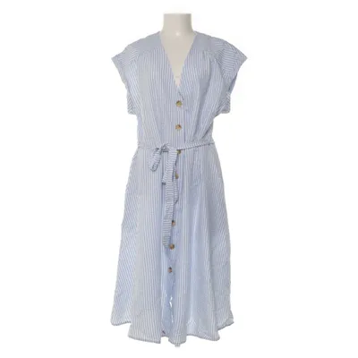 Blousejurk (Blauw, Wit) van XLNT by KappAhl Polyester, Viscose