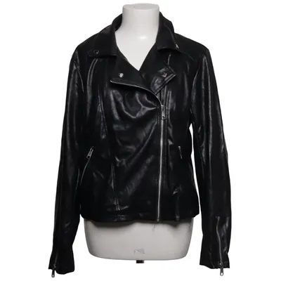 Biker jacket (Black) from Oyanda Polyurethane, Recycled polyester