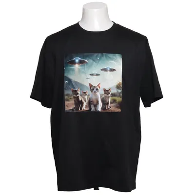 T-shirt (Alien Cat Kitty ) van News Polyester