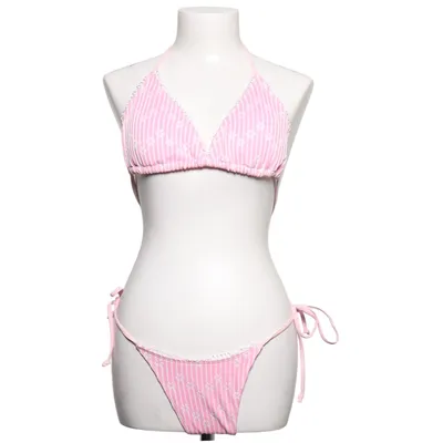 Bikini (Rose, Blanc) Élasthane, Polyester