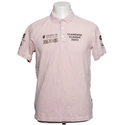 Polotrøje (Pink) fra James Harvest Bomuld, Elastan