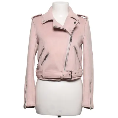 Bikerjacka (Rosa) från Zara Basic Outerwear Elastan, Polyester
