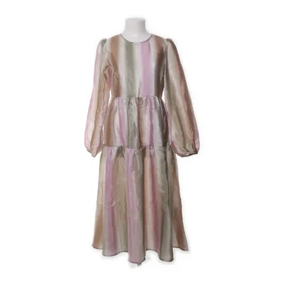 Dress (Purple, Green, Multicolored) from Ichi Polyester