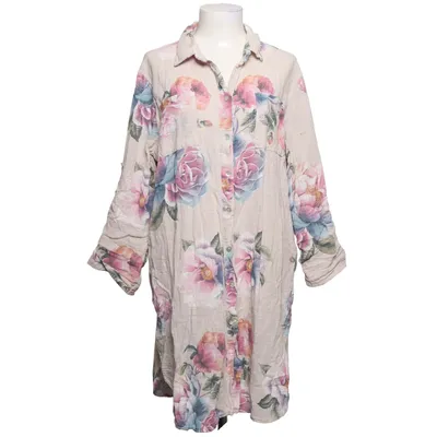 Shirt dress (Beige, Multicolored) from Mix by Heart Cotton