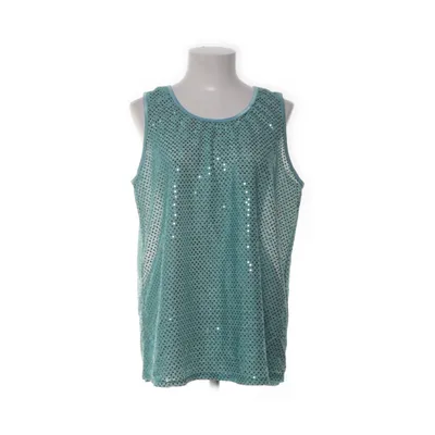 Tank Top (Blue) from XLNT by KappAhl Nylon, Polyester