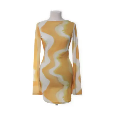 Dress (Yellow, Multicolored) from Angelica Blick x NA-KD Elastane, Polyester