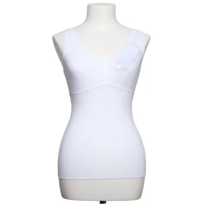 Tank Top (White) from Avena Cotton, Elastane, Polyamide