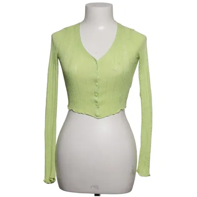 Cardigan (Grøn) fra Bershka Polyester, Viscose