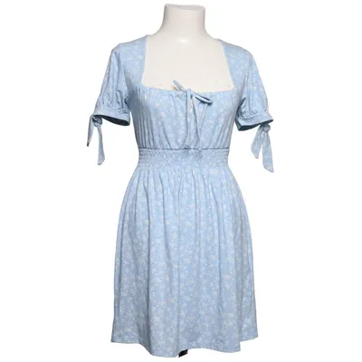 Robe (Bleu, Blanc) de Pamela x NA-KD Élasthane, Polyester, Viscose