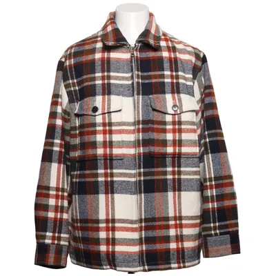 Surchemise (Bleu, Multicolore) de H&M Man Polyamide, Polyester, Laine