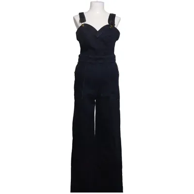 Dungarees (Blue) from Voodoo Vixen Cotton, Elastane