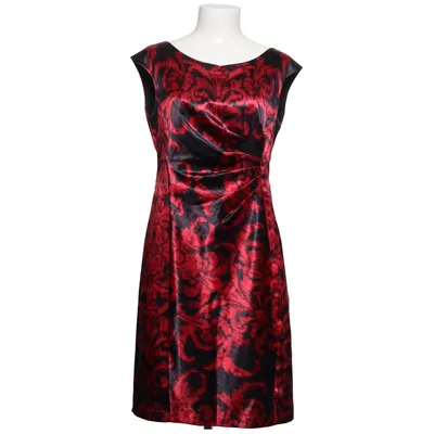 Cocktail dress (Red, Black) from Connected Apparel Elastane, Polyester