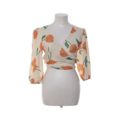 Wikkeltop (Wit, Oranje, Meerkleurig) van Ganni Polyamide