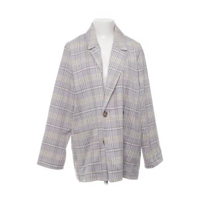 Blazer (Flerfarvet, Lilla) fra Monki Elastan, Viscose, Polyester