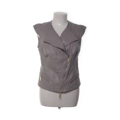 Leren vest (Grijs) van Elisabetta Franchi