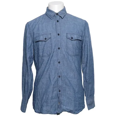Denim blouse (Blauw) van Nudie Jeans Katoen