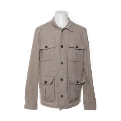 Overshirt (Beige) van Oscar Jacobson Polyester, Wol