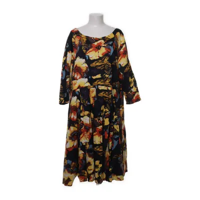 Dress (Black, Yellow, Multicolored) from Emily Cotton, Elastane, Polyester