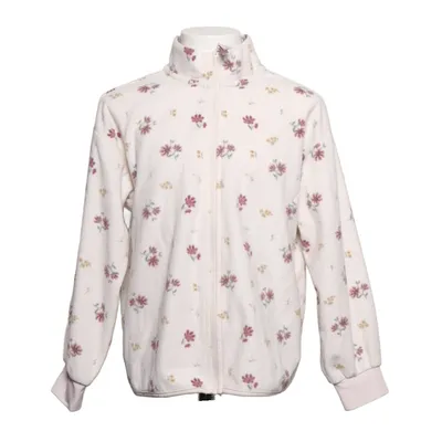 Fleece jacket (White, Multicolored) from H&M Polyester