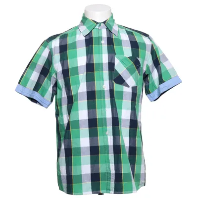 Chemise à manches courtes (Vert, Bleu, Blanc) de VanVaan Coton