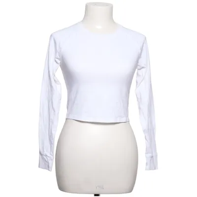 Lange mouwen shirt (Wit) van Fit Jeans Katoen, Elastaan