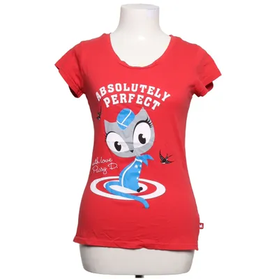 T-shirt (Rød, Blå, Hvid) fra Pussy Deluxe Bomuld