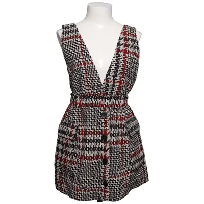 Dress (Black, White, Red) from Zara Elastane, Polyester
