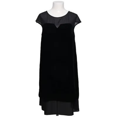Dress (Black, Gray) from Sara Silk, Viscose
