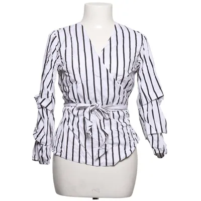 Wrap blouse (White, Black) from Primark Cotton