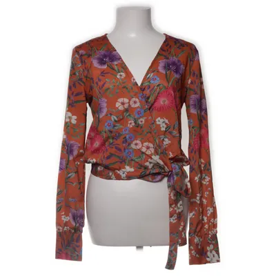 Omlottblus (Orange, Flerfärgad) från NLY Trend Elastan, Polyester