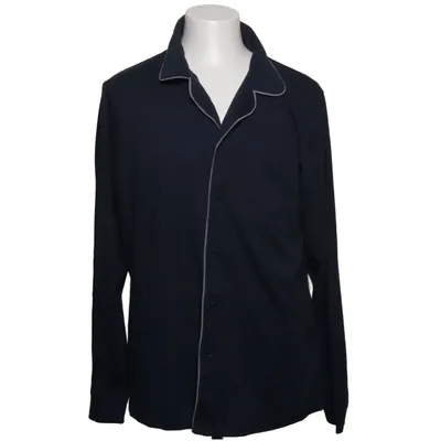 Pyjama shirt (Blauw) van UP2 Fashion Katoen