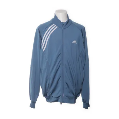 Sports jacket (Blue, White) from Adidas Polyester