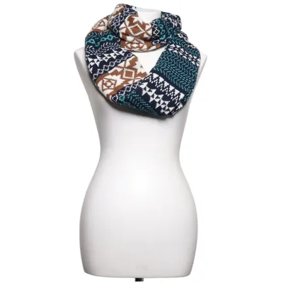 Cirkelsjal (Blå, Vit, Brun, Flerfärgad) från Lindex Akryl