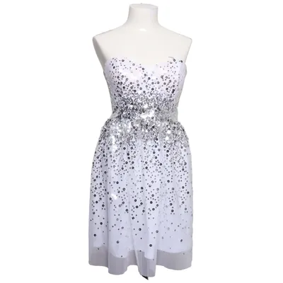 Cocktailjurk (Wit, Zilver) van Three Little Words Polyester