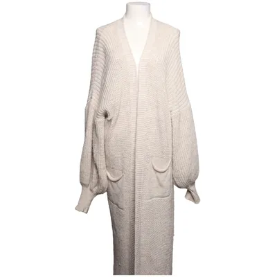Cardigan (Beige) from Missy Empire Mohair, Wool