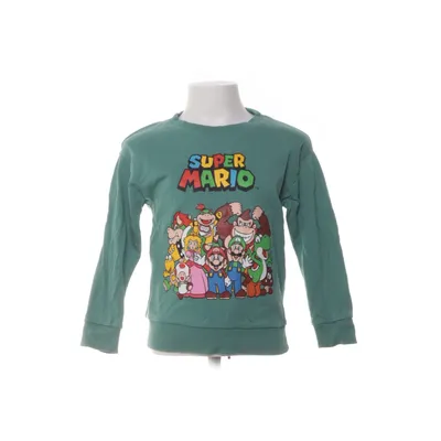 Collegetröja (Grön, Flerfärgad) från Super Mario Bomull