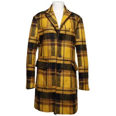 Coat (Yellow, Black, Brown) from BOB Elastane, Polyester, Wool