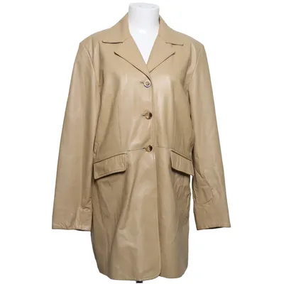 Frakke (Beige) fra Jofama Læder