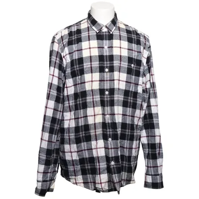 Flanellskjorta (Svart, Vit, Lila) från Casual Clothing Bomull