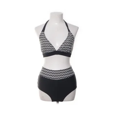 Bikini (Sort, Hvid) fra Åhléns Elastan, Polyamid