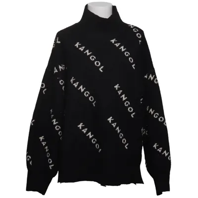 Rollkragenpullover (Schwarz, Mehrfarbig) von Kangol x H&M Acryl, Elasthan, Polyamid, Polyester, Wolle