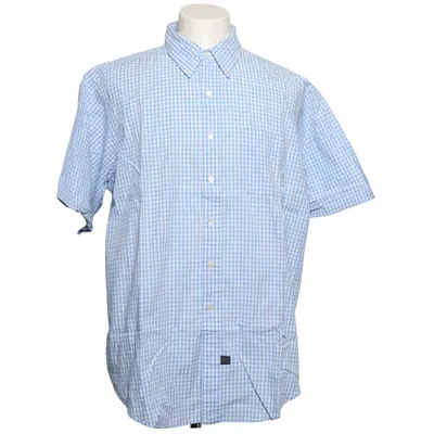 Chemise à manches courtes (Bleu, Blanc) de Al Duca D'aosta Coton