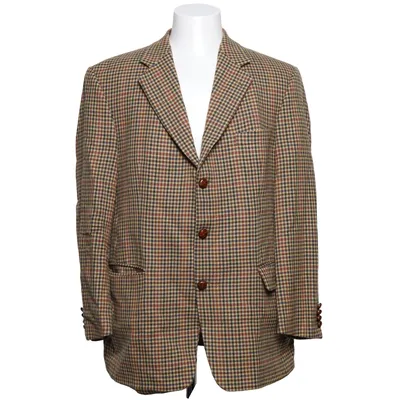Blazer (Brown, Multicolored) from Mario Barutti Cashmere, Wool