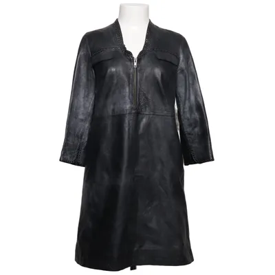 Läderklänning (Grå) från Stella Nova Skinn, Polyester