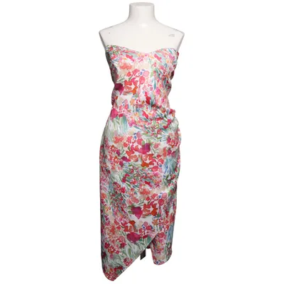 Cocktail dress (White, Multicolored) from ASOS Design Elastane, Polyester