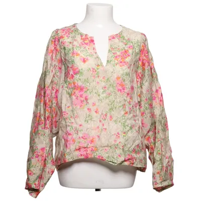 Bluse (Pink, Flerfarvet) fra Lindex Lyocell, Polyester