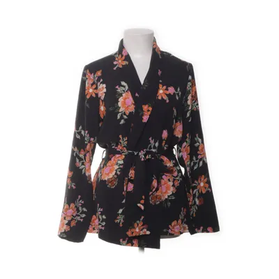 Wikkelblouse (Zwart, Meerkleurig) van Cubus Elastaan, Polyester