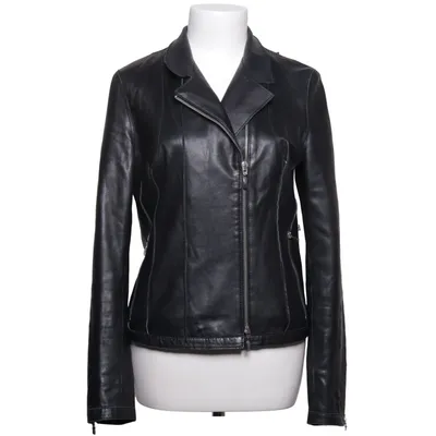 Biker jacket (Black) from Clan Leather