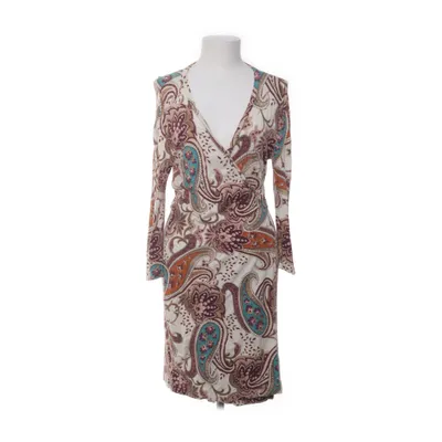 Omlottklänning (Beige, Brun, Flerfärgad) från Vera Velour Elastan, Viskos