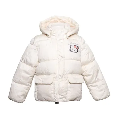 Winterjas (Wit, Meerkleurig) van H&M Polyamide, Polyester